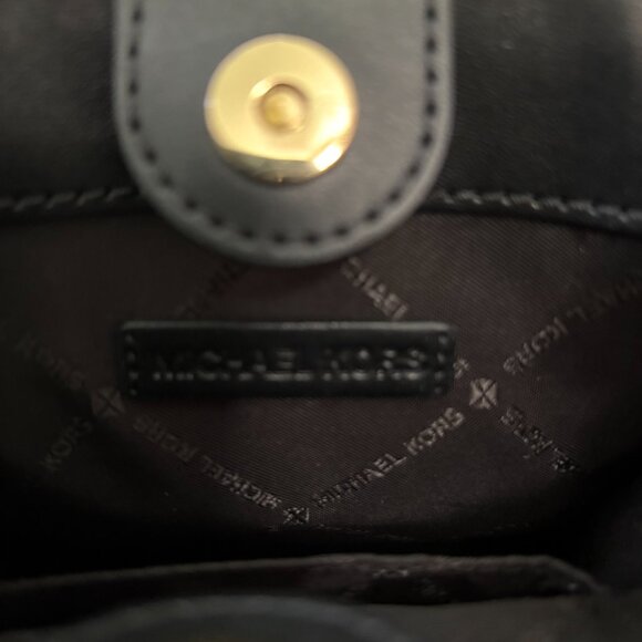 NEW Auth MICHAEL KORS Iconic Mercer Pebbled Leather MINI Crossbody Tote Bag - Picture 6 of 6